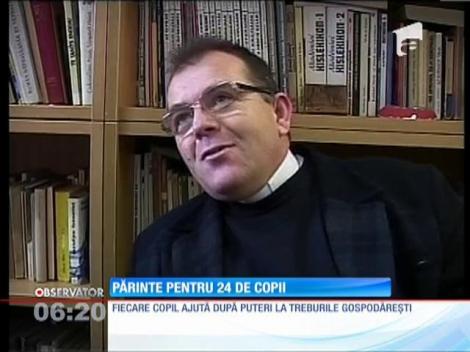 Un preot din Oradea, părinte pentru 24 de copii