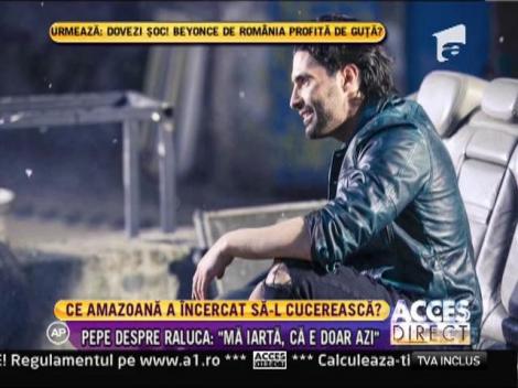 Pepe, cu pieptul dezgolit în compania unei brunete