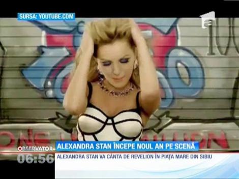 Cu "Million"-ul de Revelion! Alexandra Stan începe noul an pe scenă