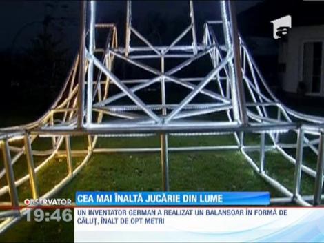 Nemții fac lucruri trăznite! Un căluț-uriaș pentru Crăciun