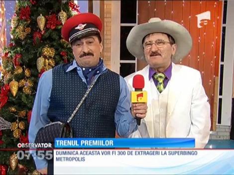 Trenul SuperBingo Metropolis, plin cu premii!
