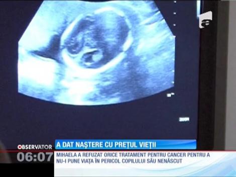 A dat naştere cu preţul vieţii