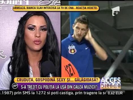 Daniela Crudu s-a trezit cu poliţia la usa!