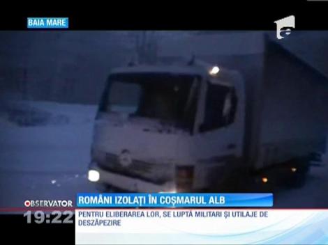 Sate izolate din cauza zăpezii, în Alba