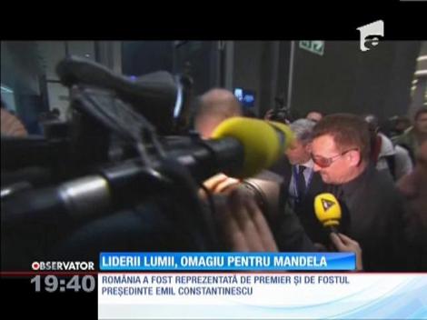 Liderii lumii, omagiu pentru Nelson Mandela