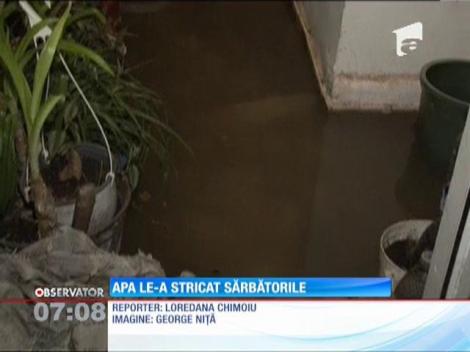 30 de case inundate, după ce s-a spart o conductă de apă