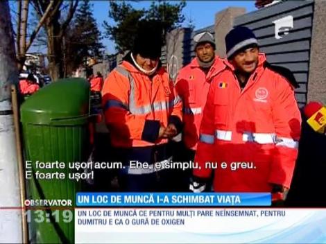 Un loc de muncă i-a schimbat viaţa