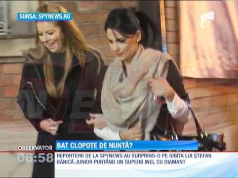 Bat clopote de nuntă pentru Ştefan Bănică Jr. şi iubita lui, Lavinia