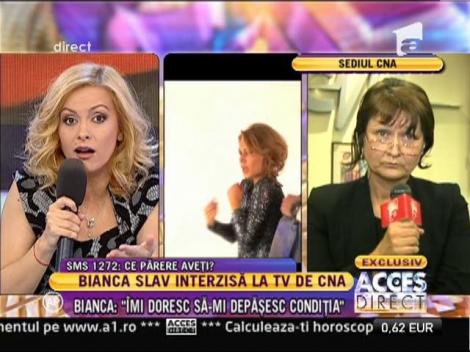 Laura Georgescu, preşedinte CNA: "Bianca sa ia lectii de dictie"