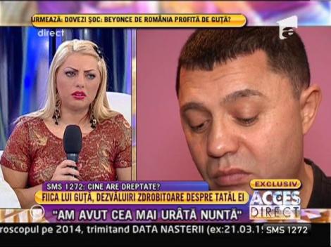 Nicoleta Guţă: "Tata m-a bătut pentru că am primit un buchet de flori!"