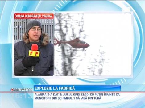 Explozie la o fabrică de cafetiere din judeţul Prahova