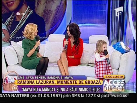 Ramona Lăzuran: "Fiica mea nu a mâncat nimic timp de cinci zile!"