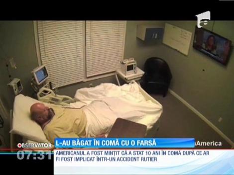 Farsă de zile mari! Un american a fost păcălit că a stat în comă zece ani!