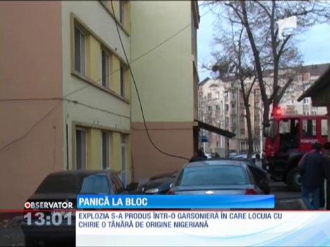 Explozie într-o garsonieră din Arad