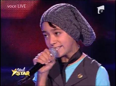 Moment exploziv! Robert Olaru, baiatul cu inima pe partea dreapta, a impresionat cu "Grenade"