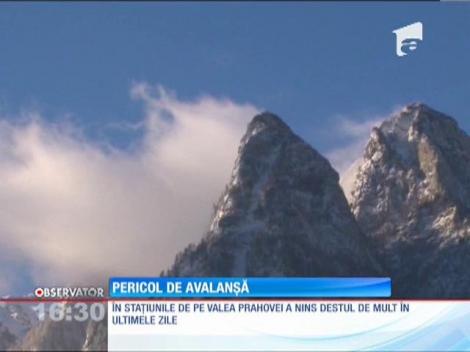 Pericol de avalanşă în masivul Bucegi!