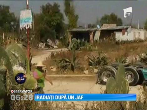 Iradiaţi după un jaf