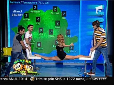 Flavia Mihăşan face spagatul pe două scaune!