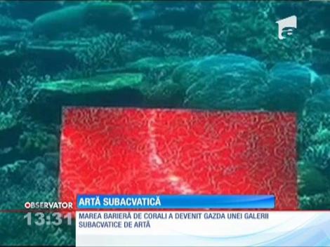 Marea Barieră de Corali a devenit gazda unei galerii subacvatice de artă