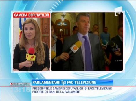 Preşedintele Camerei Deputaţilor, Valeriu Zgonea, vrea să îşi facă propria televiziune