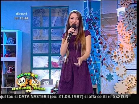 Denisa Trofin, la ”Neatza”: A interpretat "The magic of Christmas day"