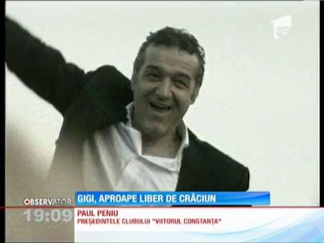 Gigi Becali, aproape liber de Crăciun