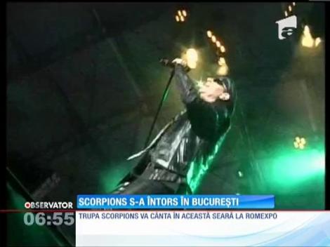 Scorpions s-a întors în Bucureşti