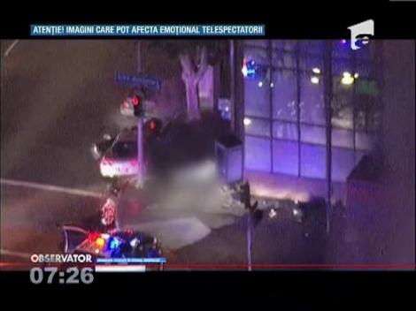 O cursă cu poliţia pe urme s-a terminat tragic pentru un şofer american