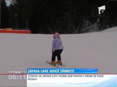 Iarna s-a instalat cu toata puterea in Harghita