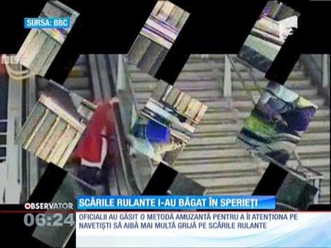 Scările rulante au devenit o probă extrem de dificilă pentru navetiştii britanici!