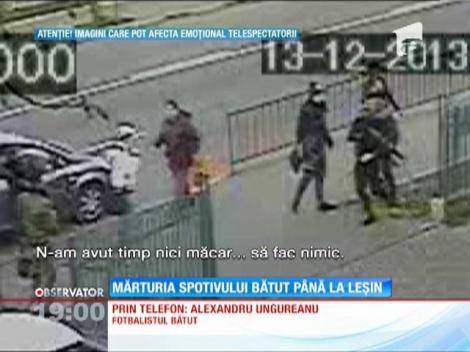 Imagini cu fotbalistul de la Steaua care a fost desfigurat în bătaie