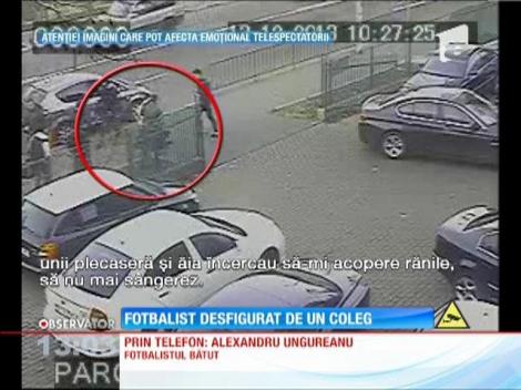 Imagini cu fotbalistul de la Steaua în timp ce este agresat!