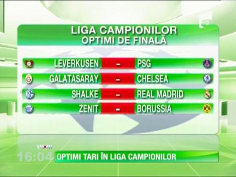 S-au tras la sorţi optimile Ligii Campionilor