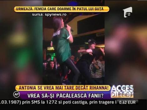 Antonia vrea să fie ca Rihanna! Românca îi cântă piesele în concerte și e plătită cu mii de euro