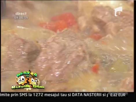 Reţeta lui Vlădutz: "Antricot de viţel cu ţelină"