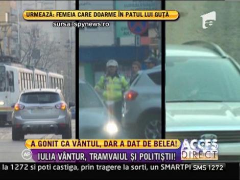 Iulia V&acirc;ntur a uitat de regulile de circulaţie