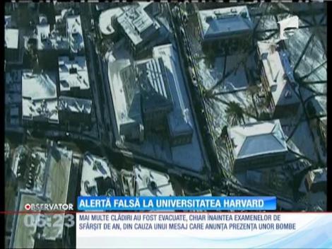 Alarmă falsă cu bombă la Universitatea Harvard din Statele Unite