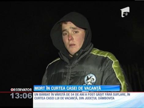 Mort în curtea casei de vacanţă