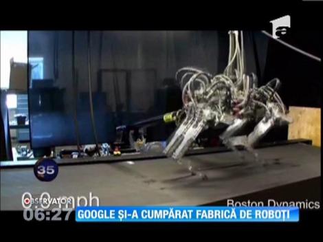 Google a achiziţionat o firmă celebră pentru prototipurile sale de roboţi