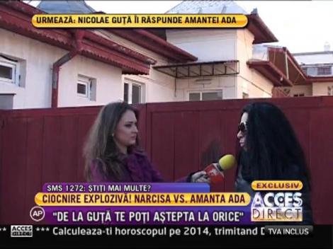 Narcisa, întâlnire explozivă cu fosta amantă a lui Nicolae Guţă, Ada