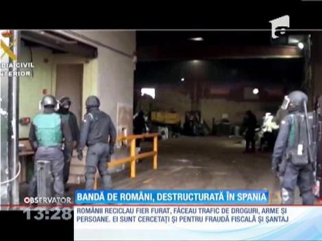 Bandă de români, destructurată în Spania