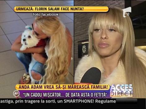 Anda Ada își dorește de la Moș Crcăiun un patruped!