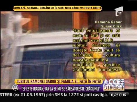 Ramona Gabor va petrece primul Crăciun cu iubitul irakian, în România