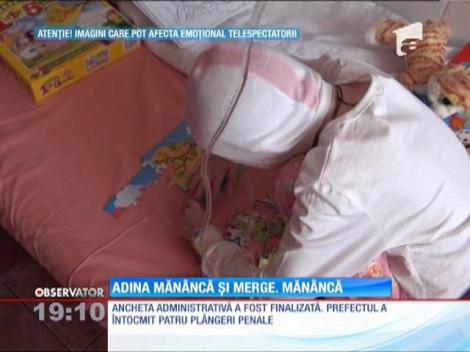 Magia Crăciunului nu există doar în poveşti! La Adina, copila care cântărea 16 kilograme la 19 ani, a venit moşul