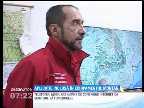 Aplicaţie inclusă în echipamentul montan