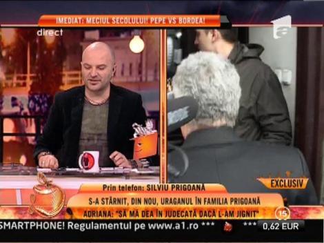 Adriana Bahmuţeanu: "Prigoană să mă dea în judecată dacă l-am jignit"