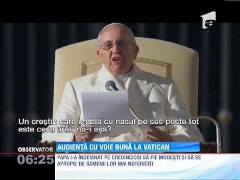 Papa Francisc s-a intâlnit cu jucătorii echipei San Lorenzo, noua campioană a Argentinei