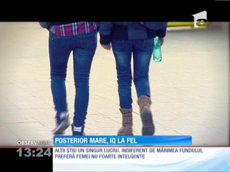 Femeile cu posteriorul mai mare au un nivel mai ridicat de inteligenţă