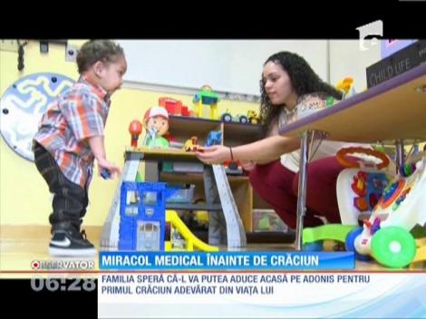 Recuperare completă pentru un copil de trei ani, după ce i s-au transplantat cinci organe simultan