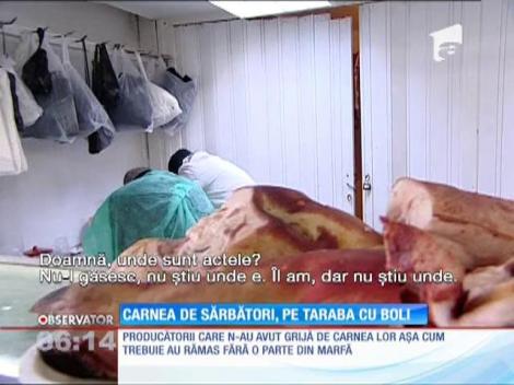O hală de carne şi de brânză din Bucureşti a fost închisă de inspectorii sanitar-veterinari